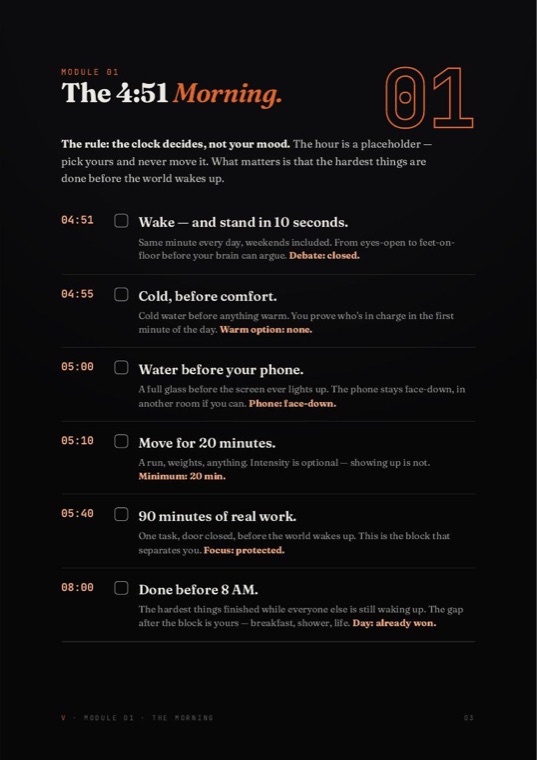 Module 01 — The 4:51 Morning